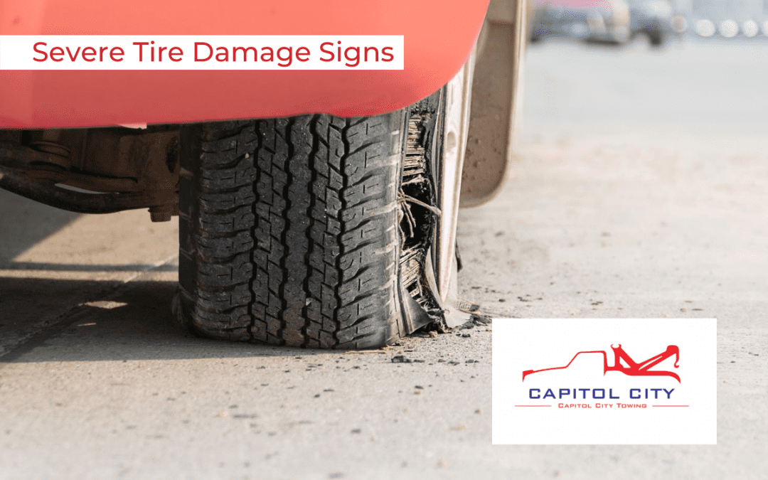 Severe Tire Damage Signs